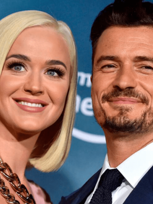 Katy Perry y Orlando Bloom revelaron el sexo de su guagua con divertida fotografía