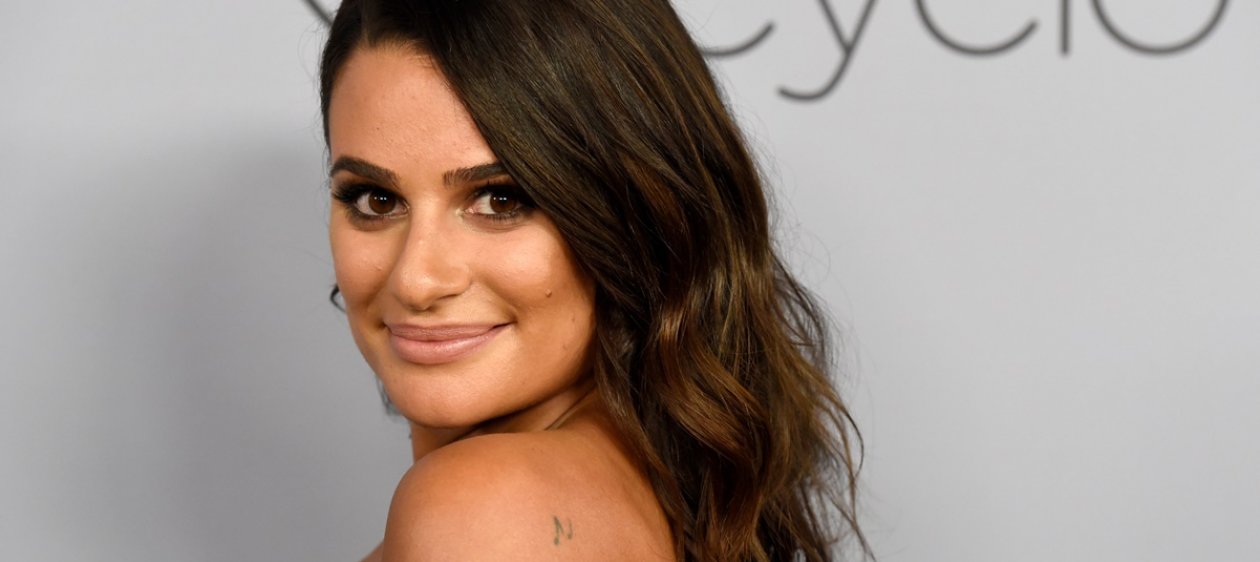 Lea Michele confirmó su embarazo con tierna postal de su pancita