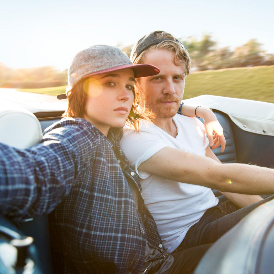 Ellen Page y Ian Danie Ellen Page y Ian Danie