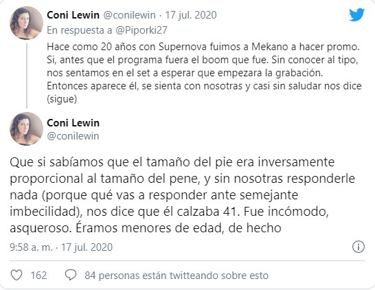 Constanza Lewin sobre José Miguel Viñuela