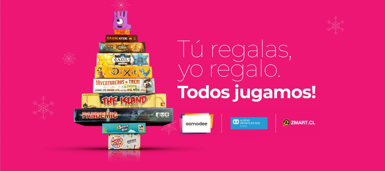 Asmodee Chile y Aldeas Infantiles SOS Chile se unen en campaña de Navidad