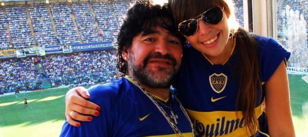 Dalma Maradona volvió al estadio tras la muerte de su papá