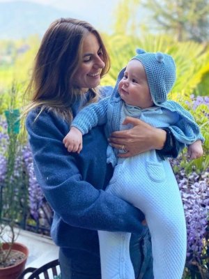 Pía Guzmán anunció que está embarazada de su tercer hijo