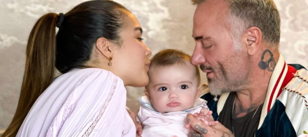 Hija recién nacida de Gianluca Vacchi es operada de urgencia