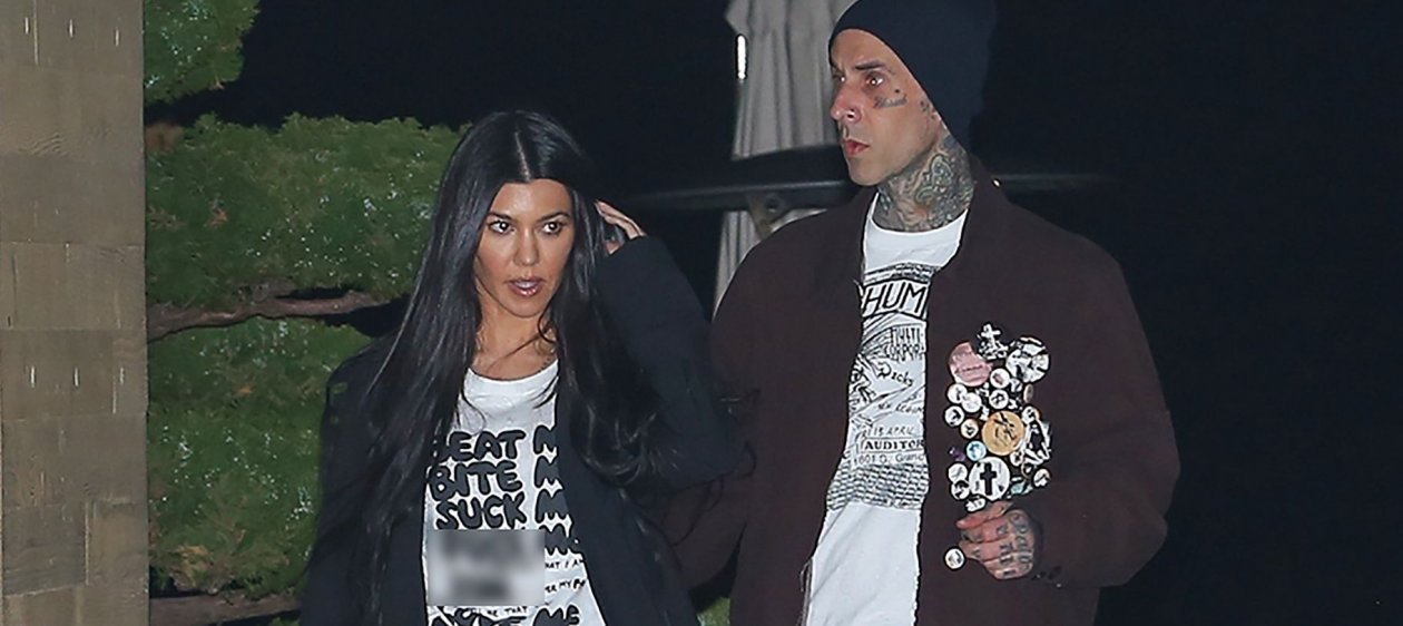 Kourtney Kardashian comparte su foto más ardiente junto a Travis Barker