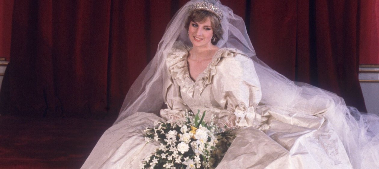 Vestido de novia de Lady Di será exhibido por primera vez en 25 años