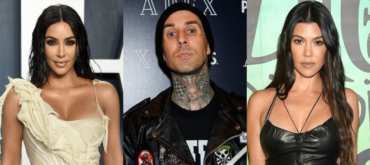 Kim Kardashian niega haber tenido una relación con Travis Barker, actual pareja de su hermana Kourtney