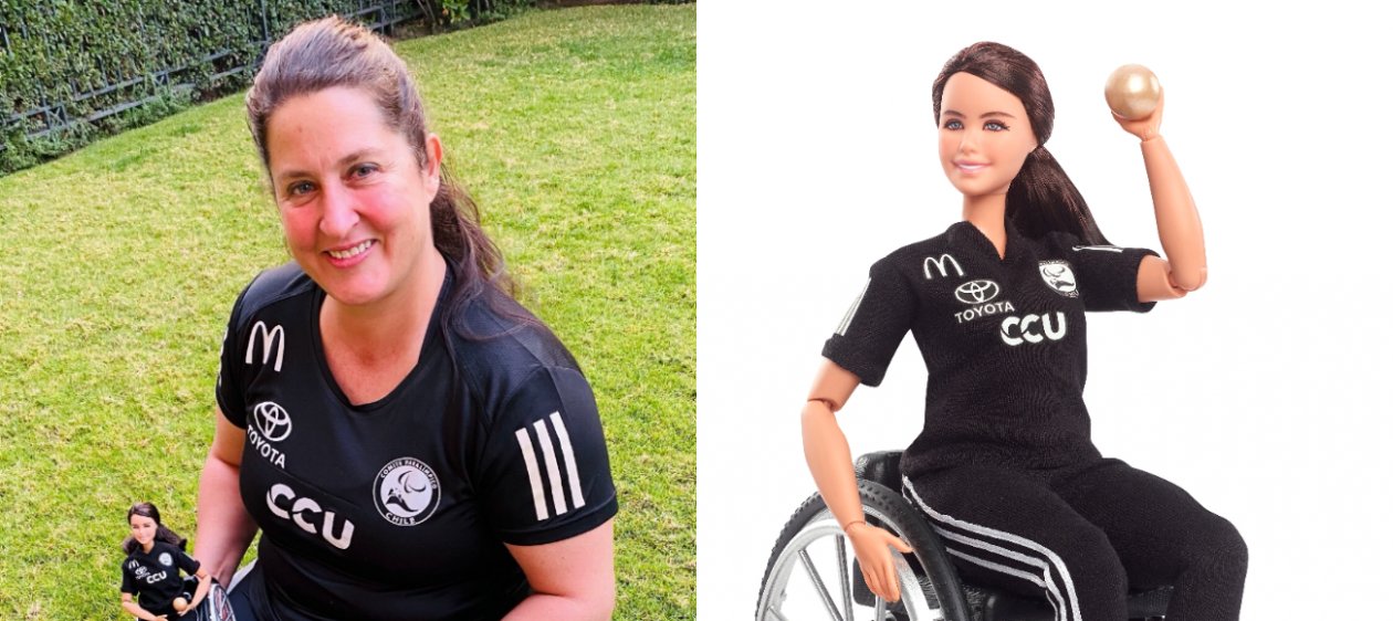 Lanzadora Paralímpica Fran Mardones es la primera chilena en inspirar una Barbie