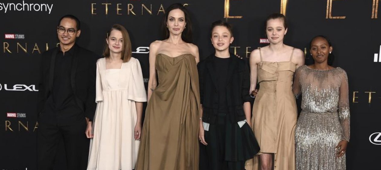 Angelina Jolie le prestó emblemático vestido a su hija para estreno de Eternals