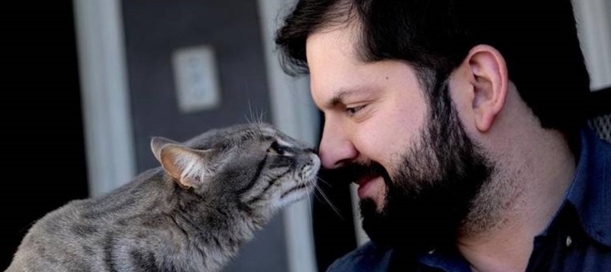 ¡Gabriel Boric no sólo es doglover! Conoce a Bulu, el primer gatito presidencial