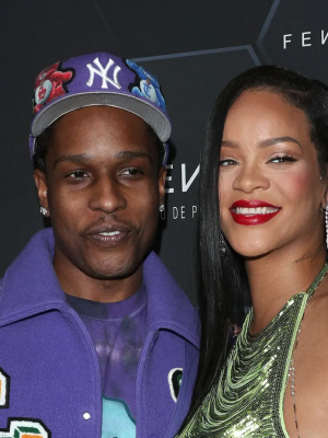 Captan a Rihanna y A$AP Rocky de camino a una cena de Baby Shower