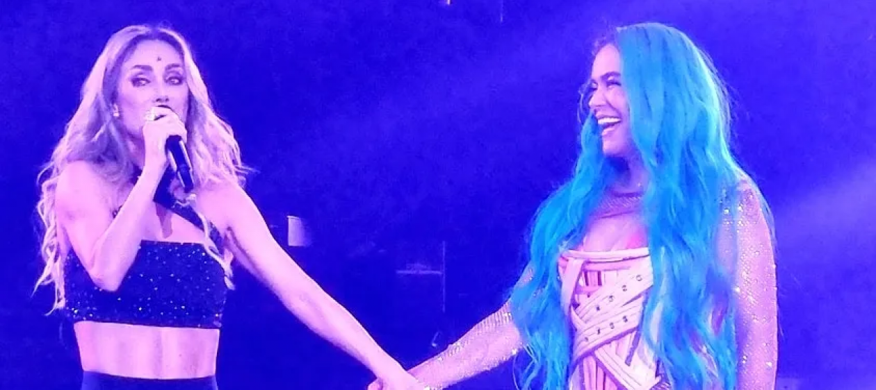 ¡Nunca antes visto! Anahí y Karol G cantan juntas en México