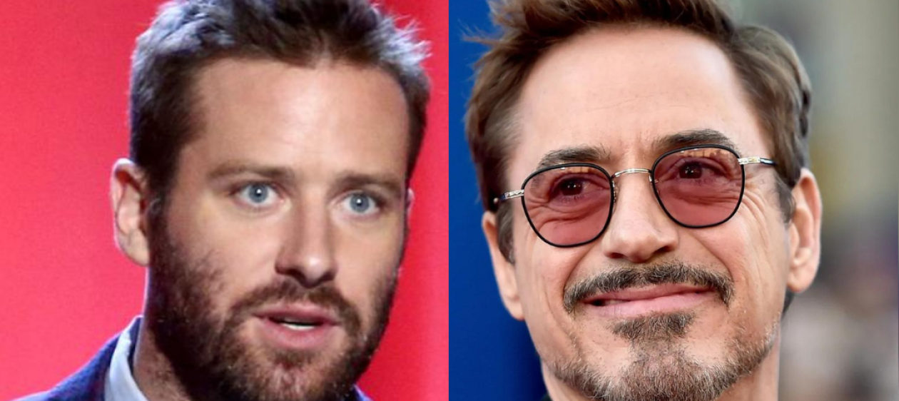 Aseguran que Robert Downey Jr. le pagó la rehabilitación a Armie Hammer