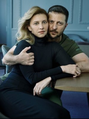 ¿Correcto o no? Primera Dama de Ucrania es portada de Vogue en medio de la guerra