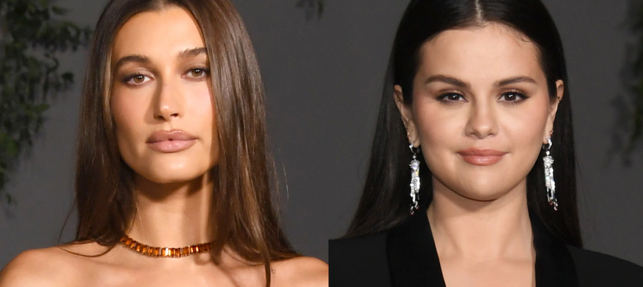 Selena Gómez y Hailey Bieber posan juntas en la Academy Museum Gala