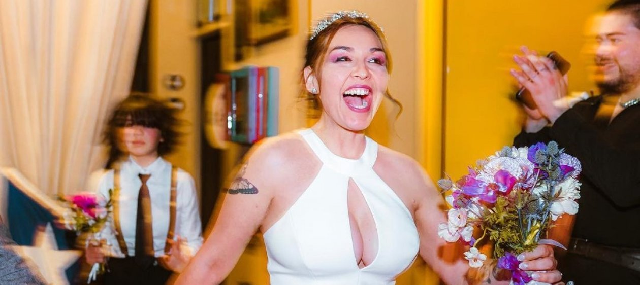 Denisse Malebrán comparte fotografías de su matrimonio: