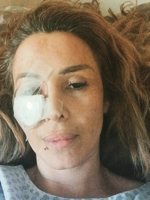 Romina Sáez permanece internada en el hospital: 