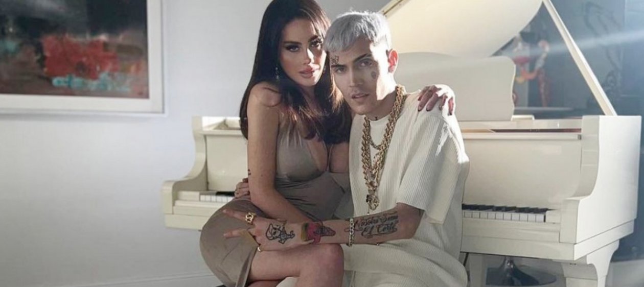Ignacia Michelson y Marcianeke se reencuentran y posan juntos: