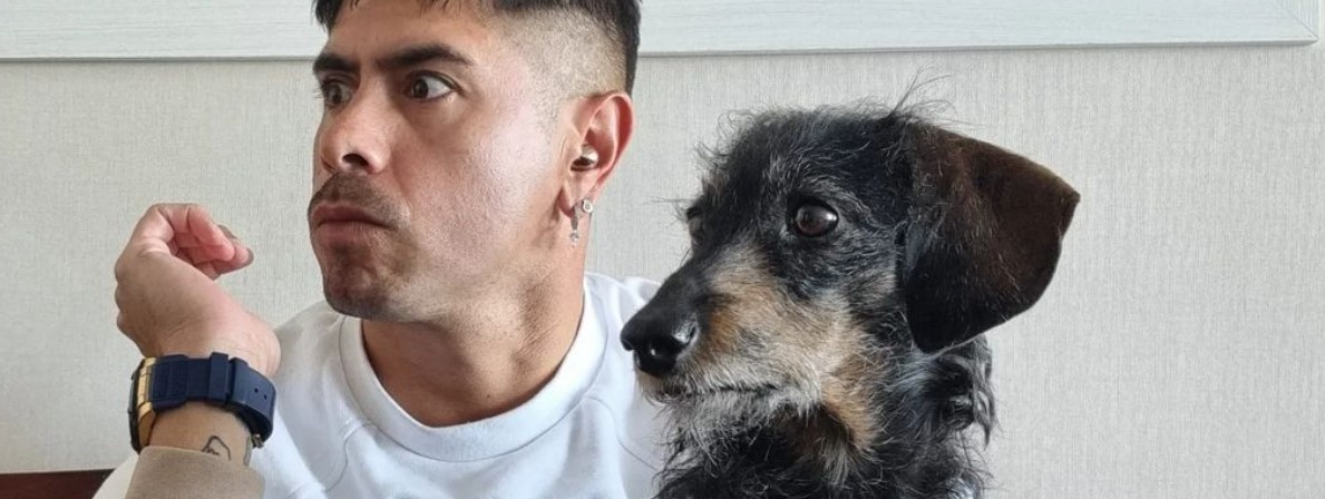 Diego Sánchez despertó acompañado y el perrito de Yamila Reyna se puso celoso