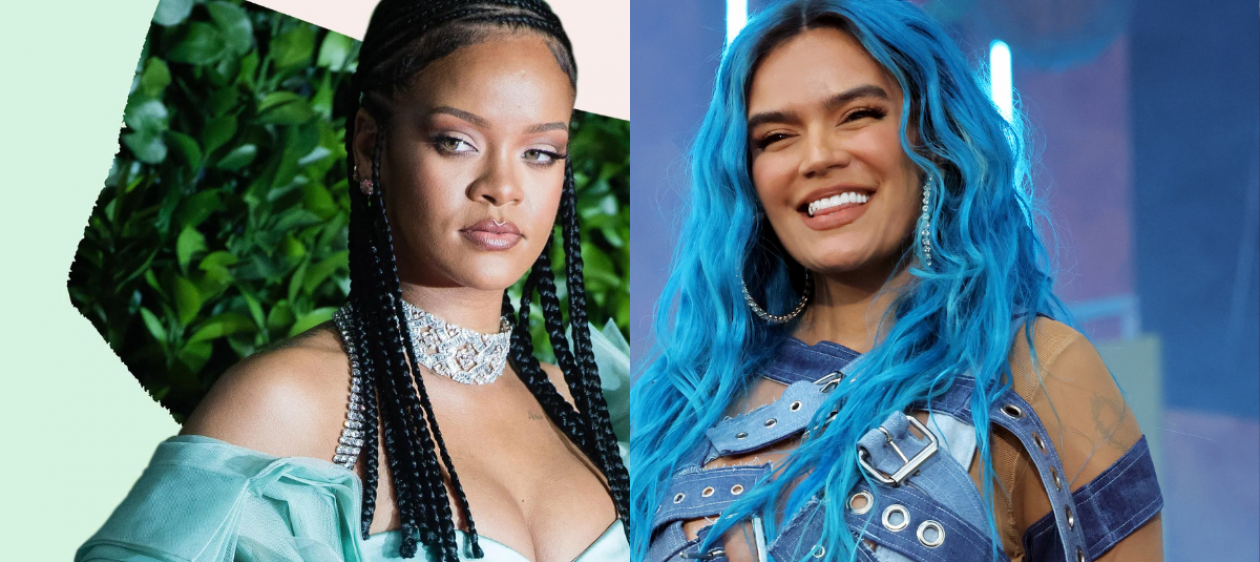 ¡Tremendo dúo! Karol G se encuentra con Rihanna tras su show en el Super Bowl