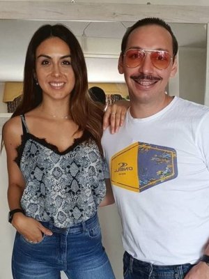 Asi avanza la casa que Rodrigo Gallina se construye junto a Karina León