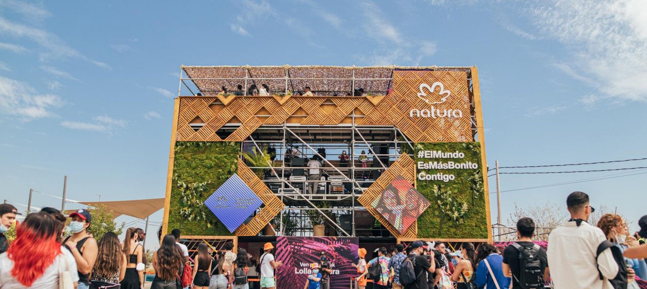 Natura sorprenderá con innovadoras activaciones en Lollapalooza Chile 2023