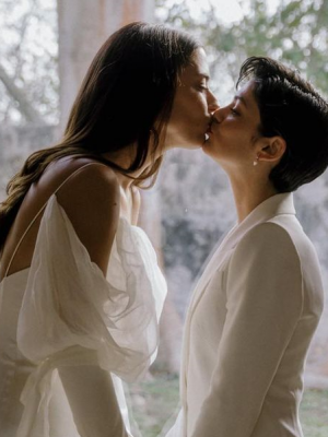 ¡Viva el amor! Lorena Izzo contrajo matrimonio con su novia Sophie Tabet