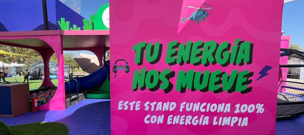 Costanera Center se la juega con energía sustentable en Lollapalooza Chile 2023