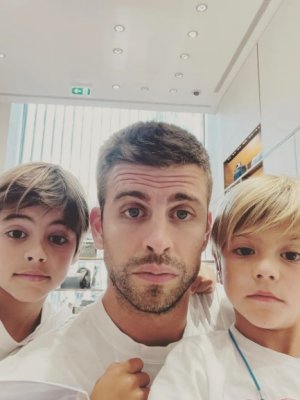 Gerard Piqué llega por primera vez a Miami a ver a sus hijitos