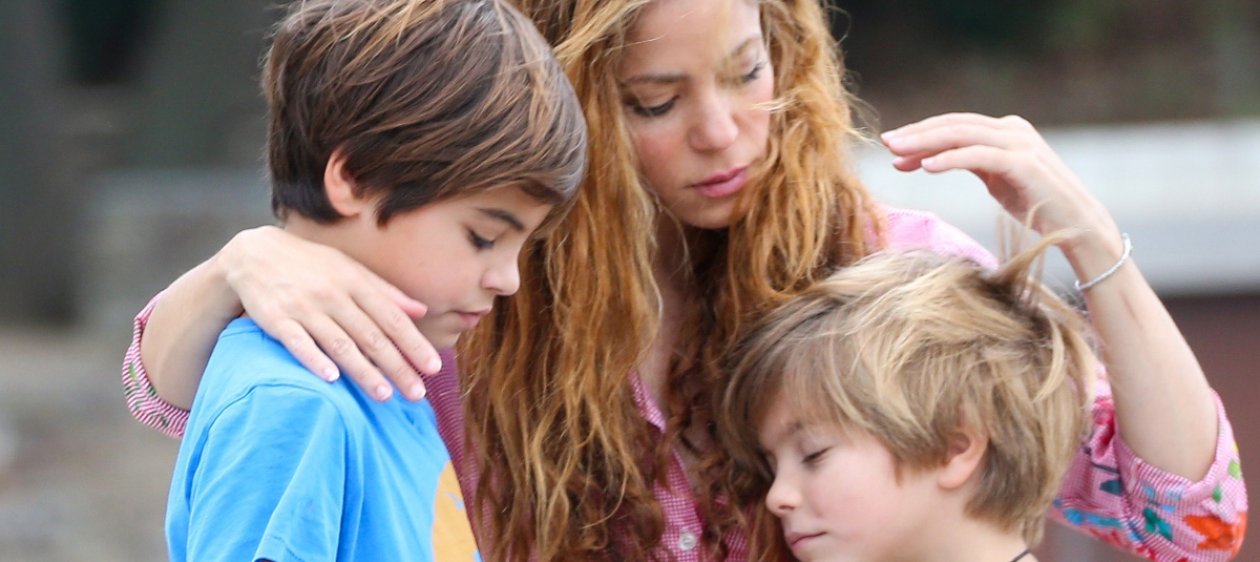 Shakira se queda sin sus hijos en Miami. Los niños se fueron con Piqué