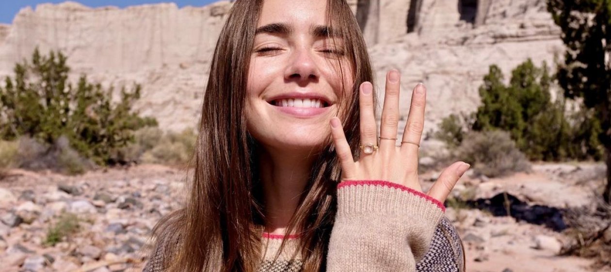 Lily Collins sufre el robo de su anillo de compromiso y matrimonio