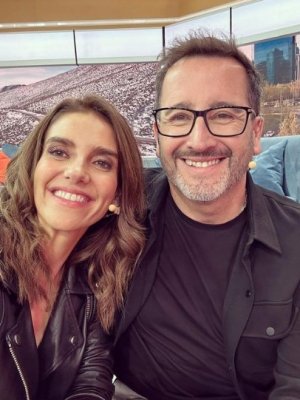 ¡Mejor compañero! Eduardo Fuentes le regaló una canción a Mari Godoy