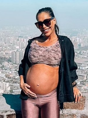 9 meses: Vale Roth fue a la última ecografía de su embarazo