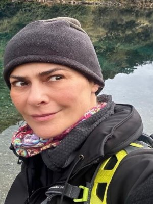 Tonka Tomicic llega en bicicleta al final de la Carretera Austral: 