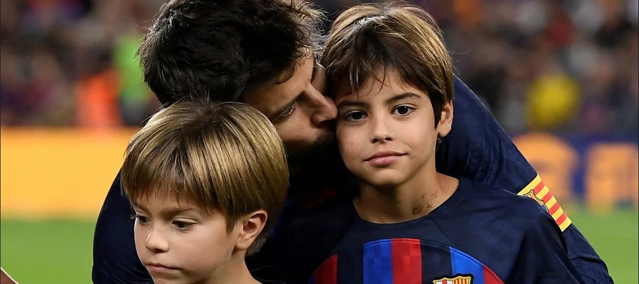 Aseguran que Piqué no sabía que sus hijos serían parte del último hit de Shakira