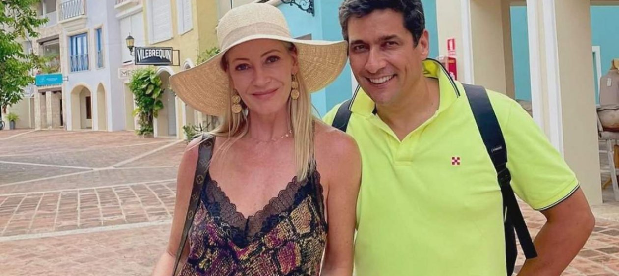 ¡Se pasaron! Rafael Araneda y Marcela Vacarezza celebraron su aniversario