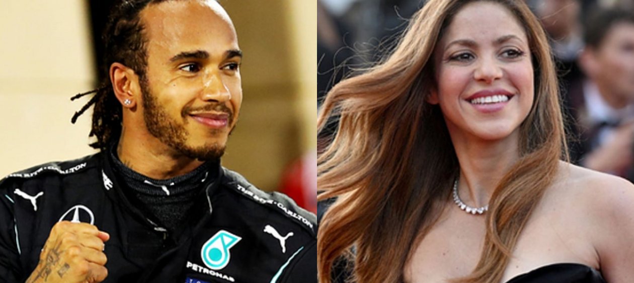¡En llamas! Lewis Hamilton y Shakira avivan rumores de romance