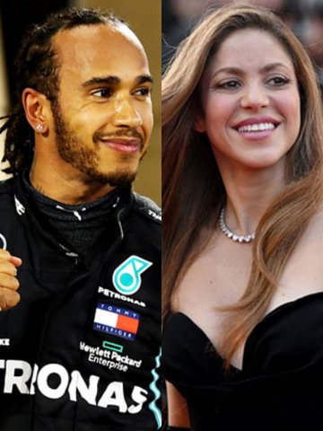¡En llamas! Lewis Hamilton y Shakira avivan rumores de romance
