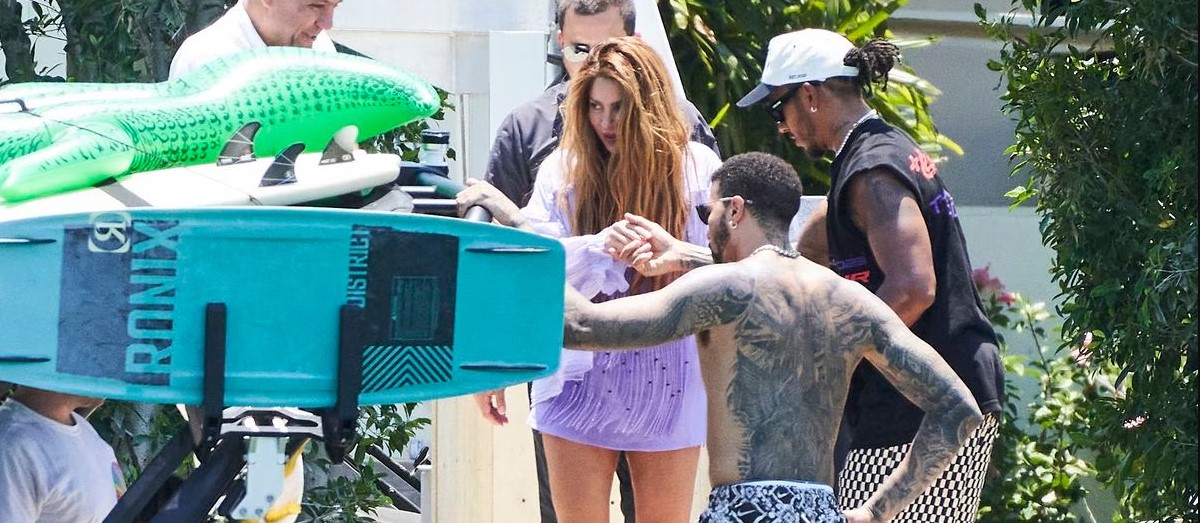 Prestigiosa revista confirma romance entre Shakira y Lewis Hamilton