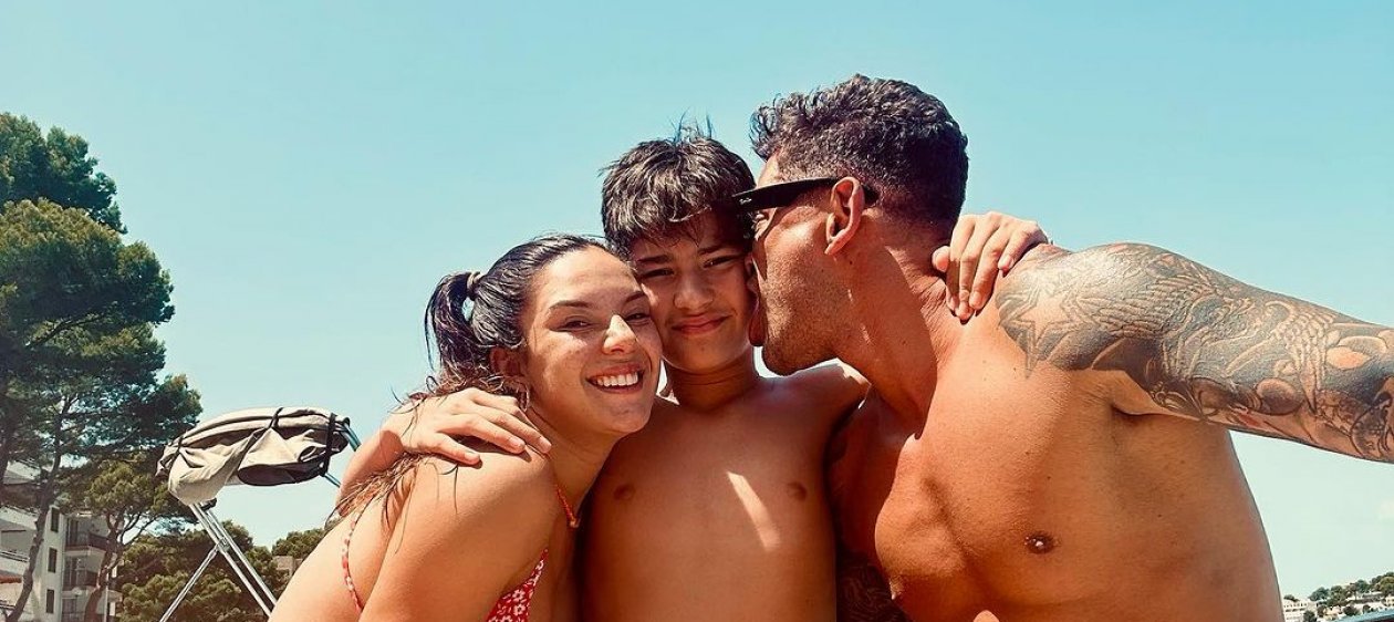 Chantal Gayoso disfruta de sus vacaciones junto a Thiago Cunha y su hijo