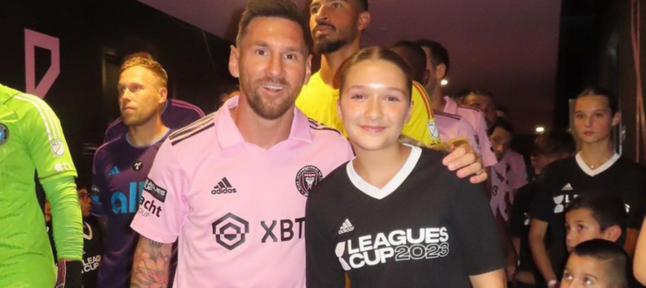 Victoria Beckham orgullosa de su hija en presentación de Messi