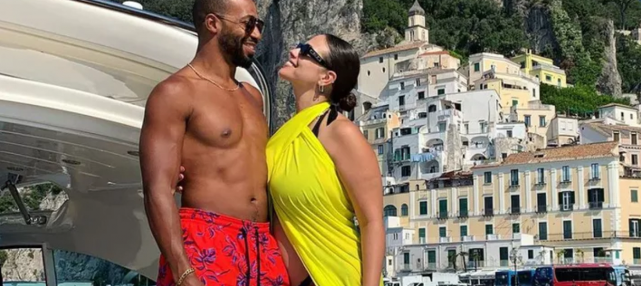 Ashley Graham publicó tierna fotografía junto a su marido Justin Ervin
