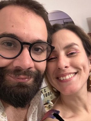 María José Castro derrochó amor para celebrar a Nicolás Copano