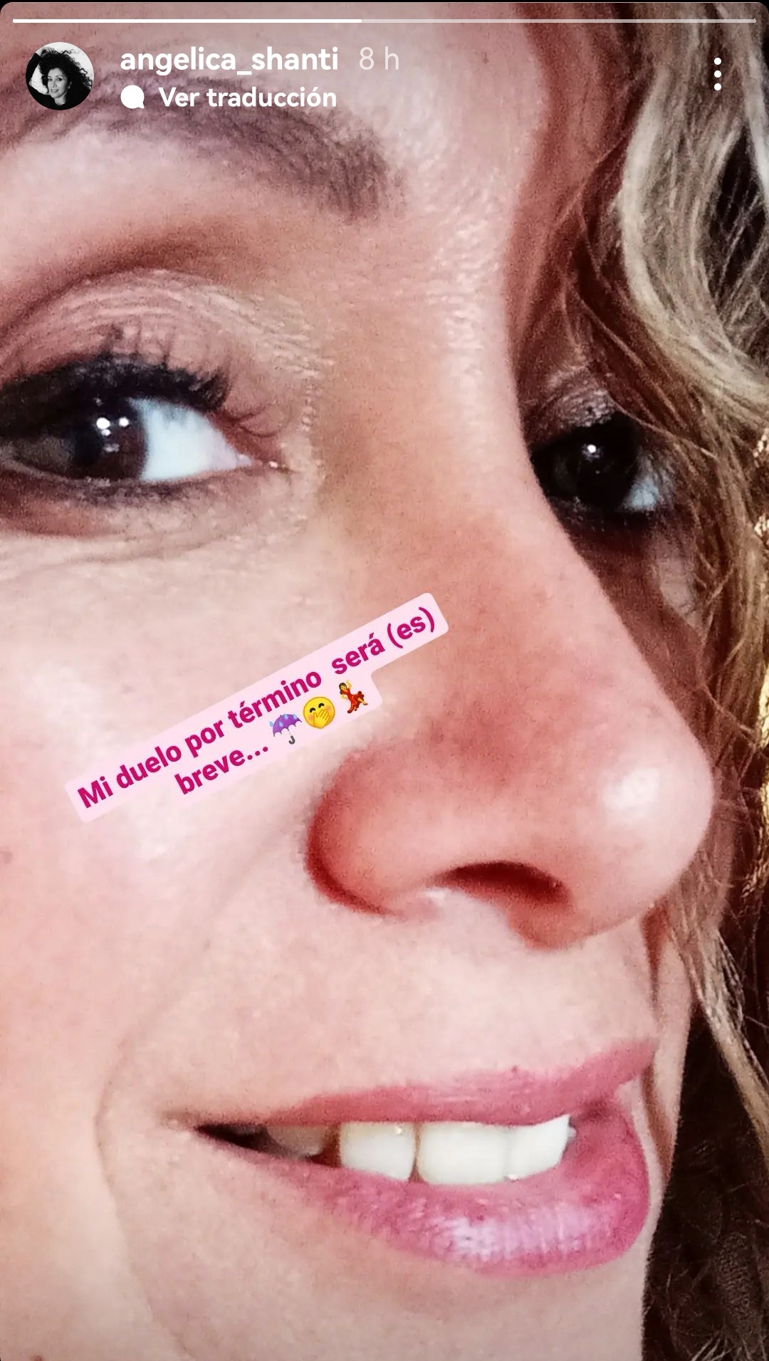 Pantallazo Angélica Sepúlveda
