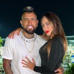 El romántico saludo cumpleañero de Arturo Vidal a Sonia Isaza