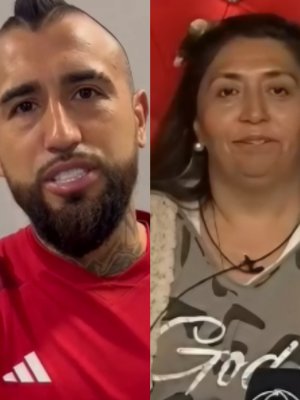 ¡Lo consiguió! Hijo de Pincoya recibió saludo de Arturo Vidal