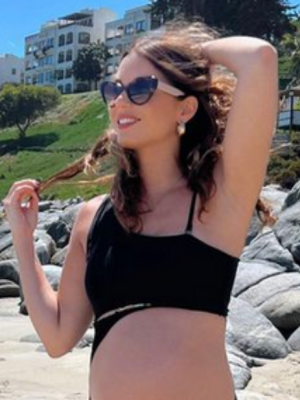 Vale Caballero mostró la transformación de su cuerpo en el embarazo: 