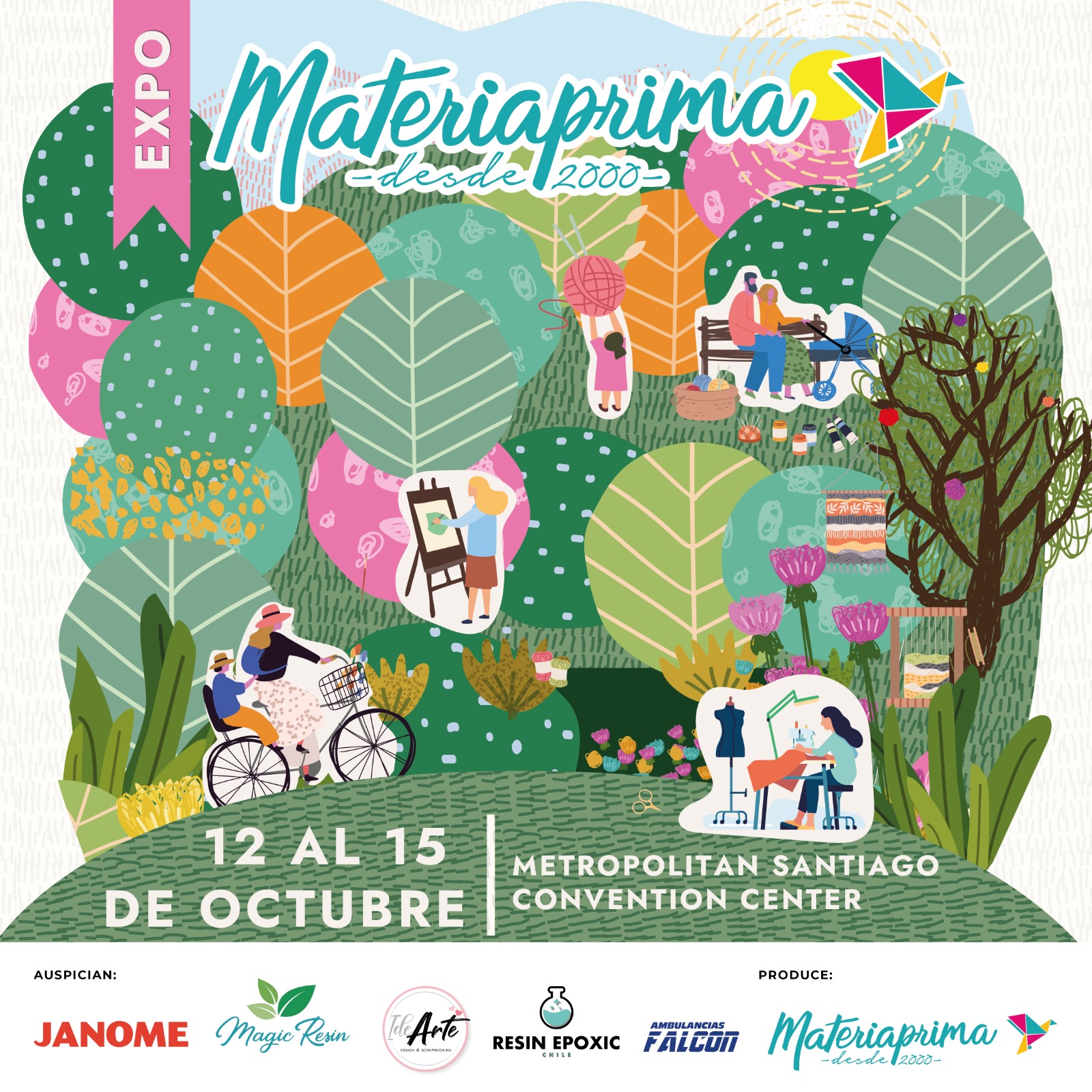 Afiche promocional Expo Materiaprima