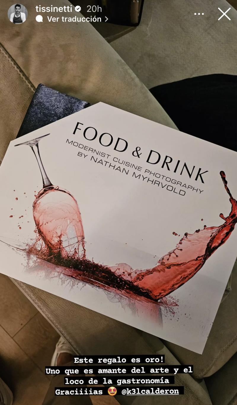 Libro de gastronomía mencionado en el texto