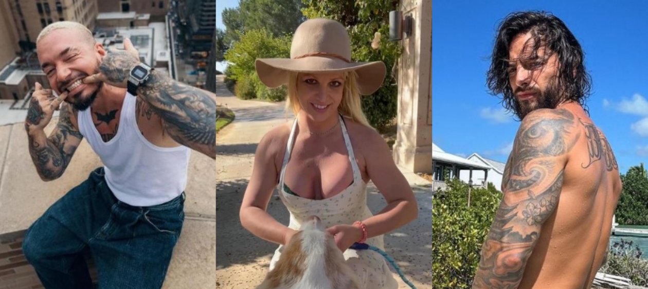 Maluma, JBalvin y Britney protagonizan divertido meme sobre el amor